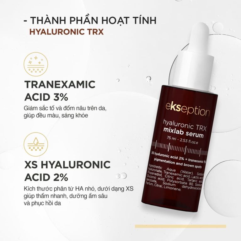 Hyaluronic TRX - Serum dưỡng sáng và làm đều màu da